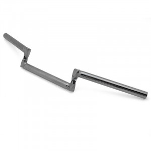Guidon Z-Barre Torsad&eacute; H 5cm Chrom&eacute; Cyclomoteur MBK 51 / Motob&eacute;cane / Peugeot 103