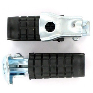 Repose Pied Passager Universel Axe Roue Arri&egrave;re &Oslash;11 Peugeot 103 / MBK 51 - Paire