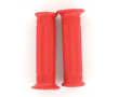 Rev&ecirc;tement Poign&eacute;e Mini Targa Rouge Standard Cyclo Moto Scooter - Paire