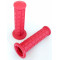 Rev&ecirc;tement Poign&eacute;e Magura Rouge 130mm Mobylette MBK Peugeot - Paire