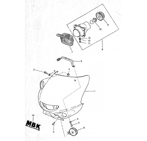 PROJECTEUR CARENAGE