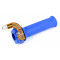 Kit Poignée Cyclo MBK 51 / 103 Universel Complet Bleu - Gaz Mini Targa Nylon + Levier de frein Métal
