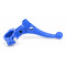 Kit Poignée Cyclo MBK 51 / 103 Universel Complet Bleu - Gaz Mini Targa Nylon + Levier de frein Métal
