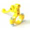 Levier de Décompresseur / Starter Cyclo MBK Peugeot Universel 22mm - Métal Jaune
