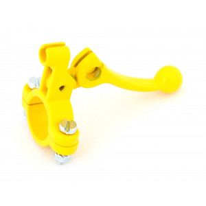 Levier de D&eacute;compresseur / Starter MBK 51 Peugeot 103 Universel 22mm - Plastique Jaune