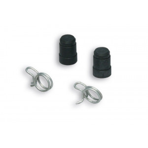 Paire de Bouchon Caoutchouc Robinet essence / Carburateur / Culasse / &eacute;trier de frein universel &Oslash; 5mm + Collier