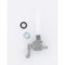 Robinet Essence Cyclo Alu M10X100 Sortie inférieure 6mm tout métal - MBK Motobécane Peugeot