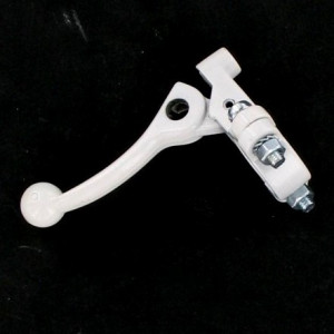 Levier de D&eacute;compresseur / Starter MBK 51 Peugeot 103 Universel 22mm - M&eacute;tal Blanc