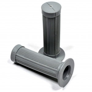 Rev&ecirc;tement Poign&eacute;e Magura Gris 100mm Mobylette Motob&eacute;cane Terrot Solex Peugeot