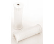 Rev&ecirc;tement Poign&eacute;e Beige 100mm Motob&eacute;cane AV3 AV4 / Motoconfort Mobylette + Logo - Paire