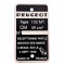 Plaque Constructeur Peugeot Type Mine 102 MT du 4 Septembre 1968 (Vierge)