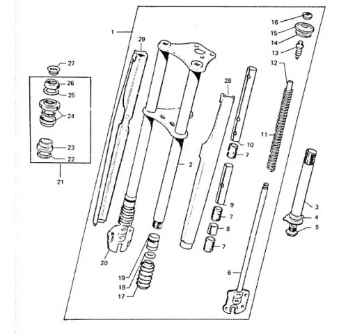 FOURCHE TELESCOPIQUE