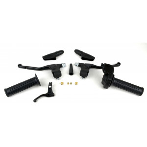 Pack Poste de Pilotage Domino Peugeot 103 / MBK 51 (Kit Poign&eacute;es Complet) - Qualit&eacute; Origine