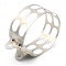 Colllier de Pot Moto Inox Rond Ø 125 Ninja Superbike  Carbone / Kevlar / Alu centré // Destockage