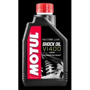 Huile pour Amortisseur Motul Shock Oil Factory Line VI400 Synth&egrave;se - Bidon 1L