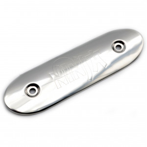 Plaque de Protection Pot Moto / Pare Chaleur Inox Ninja Supersport / NSCS L155  (Stock D'&eacute;poque)