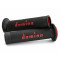 Revêtement Poignée Domino GP Compétition Noir / Rouge Bi composant