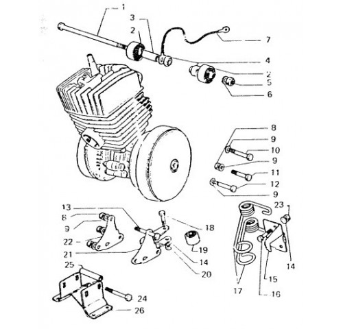 FIXATION MOTEUR