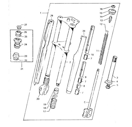 FOURCHE TELESCOPIQUE
