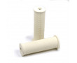 Rev&ecirc;tement de Poign&eacute;e Beige Gauffr&eacute;e Mobylette MBK Motob&eacute;cane Peugeot 100mm (Paire)