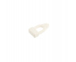 Attache Cache Capot Volant Blanc Solex V&eacute;loSoleX Bride Caoutchouc noir accrochage