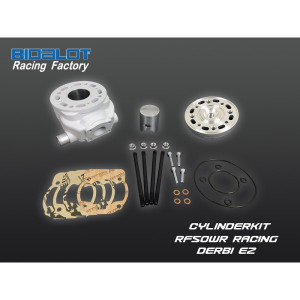 Haut Moteur Bidalot WR RF50WR Racing Derbi Euro 2 / G2 Hybride (C39.7 E85 - Piston Coul&eacute; 40x0.8)