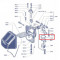 Joint de cuve Carburateur Gurtner AR2 / E12 - Torique MBK 51