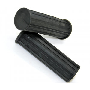 Rev&ecirc;tement de poign&eacute;e Noir CLB Peugeot - 110mm D22/26 Peugeot (La Paire)