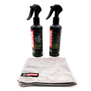 Pack Entretien Int&eacute;rieur + Visi&egrave;re Casque Motul MC Care