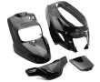 Carrosserie Scooter MBK Booster 2004-> Yamaha Bw's Noir Brillant (KIT 4 pieces)