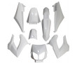 Carrosserie M&eacute;caboite Derbi Senda DRD 2005-> 2010 Blanc Brillant (Kit 8 pi&egrave;ces)