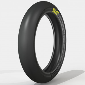 Pneu PMT Slick 115/75R17 Soft - Arri&egrave;re Moto3 Cyclo G2-G3 50cc 80cc 125cc