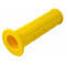 Poignée Domino Jaune Embout Rond MBK 51 Magnum / Rock Origine / 103 / Ciao (Paire)