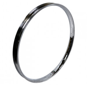 Jante 19" 1.20 x19 Rigida FS38 Nue Chrome Cyclo Solex Peugeot MBK Motob&eacute;cane (Cerclage ext) 28 Rayons
