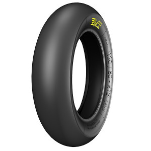 Pneu PMT Slick 120/80R12 Medium - Arri&egrave;re Pit Bike / Dirt Comp&eacute;tition