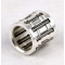 Cage à Aiguille Piston 12X16X16 Argent - Cyclo G1-G2 Bidalot MBK / Peugeot 103 - BRK Racing