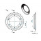 Couronne Cyclo Peugeot 103 Roues Alu Grimeca / Bernardi (D. 98 10 Trous) // Dents au choix