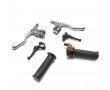 Kit Poign&eacute;e Cyclo Gaz + Levier de Frein + Starter avec D&eacute;compresseur Mini Targa Plastique ECO