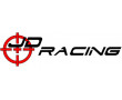 Autocollant Jdracing Rouge / Noir-Blanc (125X38mm)