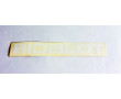 Autocollant Marque Bidalot Blanc Fond Transparent (130x23mm)