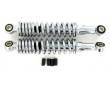 Amortisseur Cyclo Entraxe 240mm R&eacute;glable Chrom&eacute; Peugeot / MBK / Motob&eacute;cane - Paire