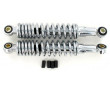 Amortisseur Cyclo Entraxe 280mm R&eacute;glable Chrom&eacute; Peugeot / MBK / Motob&eacute;cane - Paire