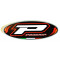 Autocollant Progrip Fond Noir Oval Lg. 90mm
