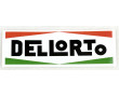 Autocollant Dellorto Carburateur Fond Blanc Rouge / Vert (40x120mm)