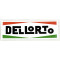 Autocollant Dellorto Carburateur Fond Blanc Rouge / Vert (40x120mm)