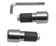 Embout de Guidon Replay Cylindrique Poli - La Paire