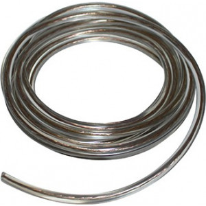 Fil antiparasite Bobine Haute Tension 7mm Souple Transparent - Au m&egrave;tre (Universel Cyclo Moto Scooter)