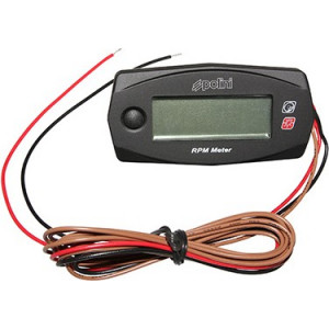 Compte Tours Digital Polini LCD Universel Moto Scooter Cyclo 15000 rpm (171.1002)