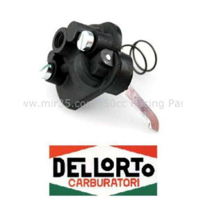 Couvercle Boisseau Dellorto Carburateur SHA 14-15-16 Complet (Ressort + Joint + Patte de starter)
