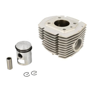 Cylindre Motob&eacute;cane AV7 Semi Ovale - Motoconfort Mobylette 40 50 Mobyx MBK 88 89 (49.9cc) Type Airsal Origine